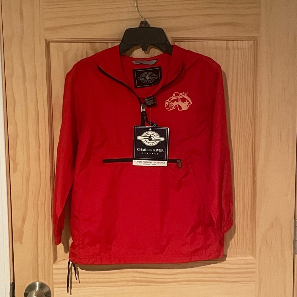 Youth USMA Charles River Pack and Go Pullover in size 7/8